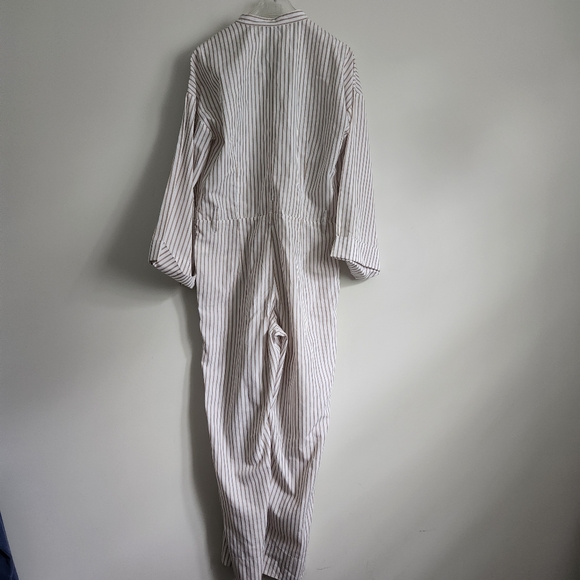 *SOLD* NWT Club Monaco jumpsuit long sleeved white striped sz 4 - Picture 5 of 5